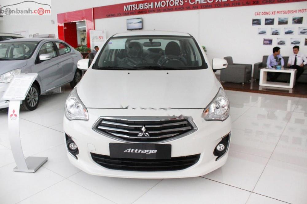 Mitsubishi Attrage  1.2 CVT Eco 2018 - Bán Mitsubishi Attrage 1.2 CVT Eco 2018, màu trắng, xe nhập