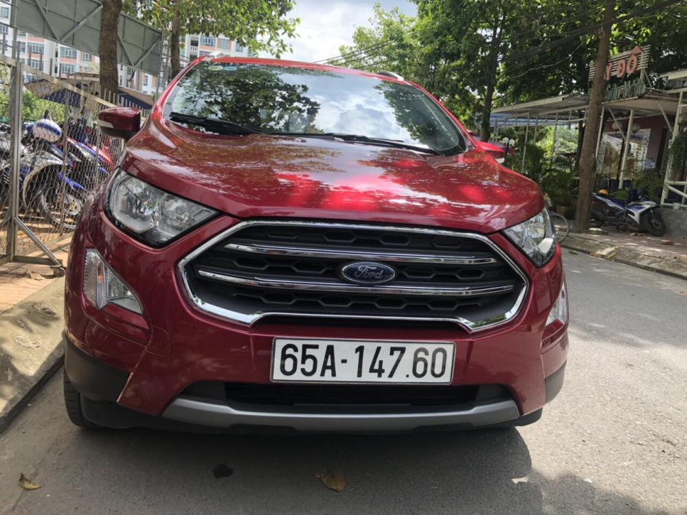 Ford EcoSport Titanium 2018 - Bán Ford Ecosport Titanium, sx 2018, màu đỏ, chạy 3,000 km, giá 627 triệu