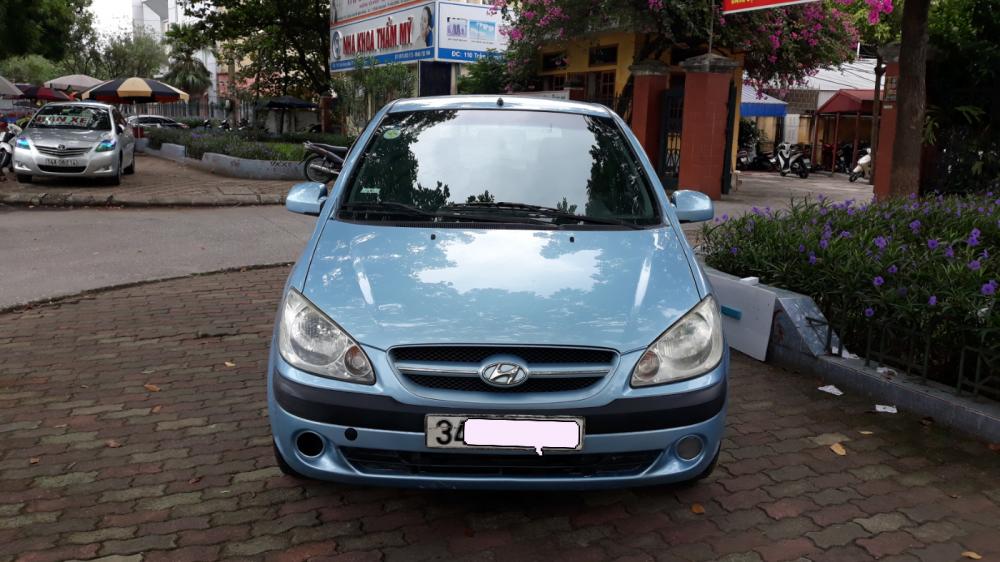 Hyundai Getz 2008 - Bán Hyundai Getz đăng ký lần đầu 2008, màu xanh lam nhập từ Nhật, giá 173 triệu