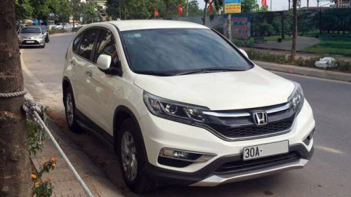 Honda CR V   2.0 AT  2015 - Bán xe cũ Honda CR V 2.0 AT năm sản xuất 2015, màu trắng