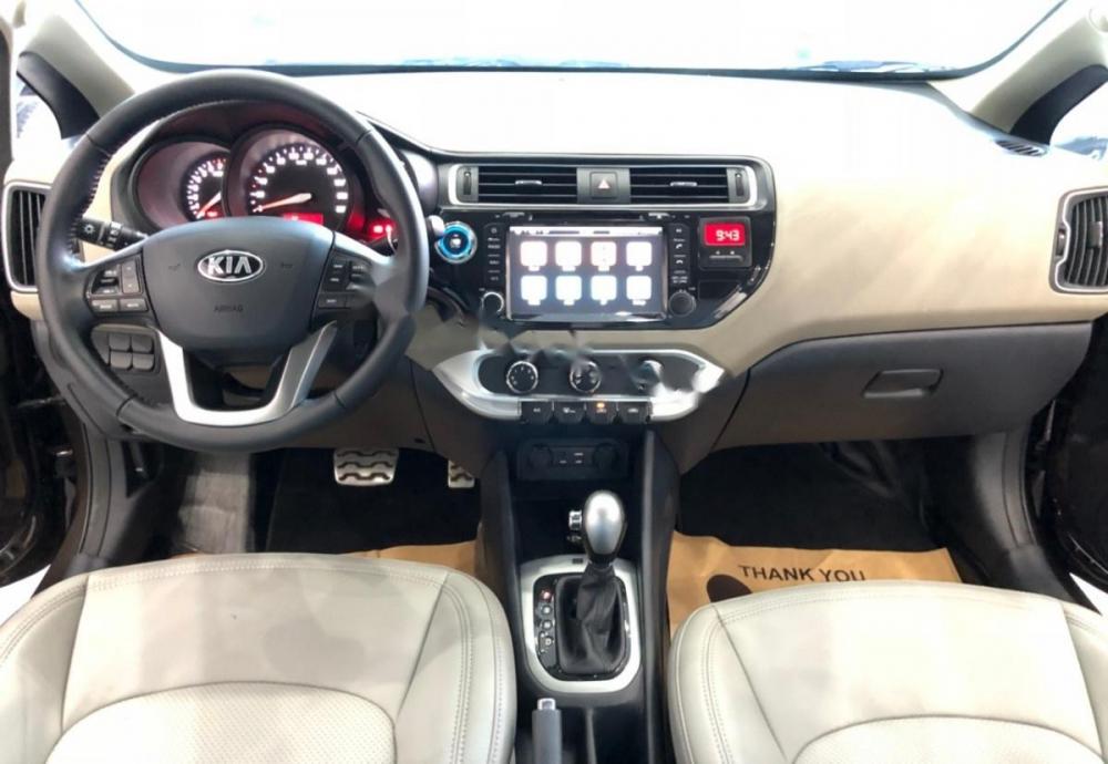 Kia Rio 1.4 AT 2015 - Bán xe Kia Rio 1.4 AT năm sản xuất 2015, màu nâu, nhập khẩu