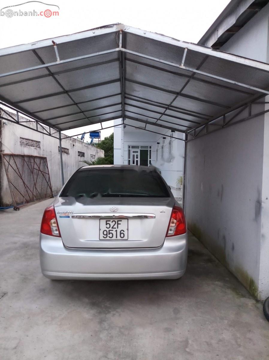 Daewoo Lacetti EX 1.6 MT 2008 - Bán Daewoo Lacetti EX 1.6 MT 2008, màu bạc, xe gia đình