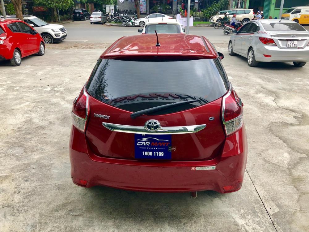 Toyota Yaris G 2015 - Cần bán Toyota Yaris G sản xuất năm 2015, màu đỏ, nhập khẩu, 590 triệu