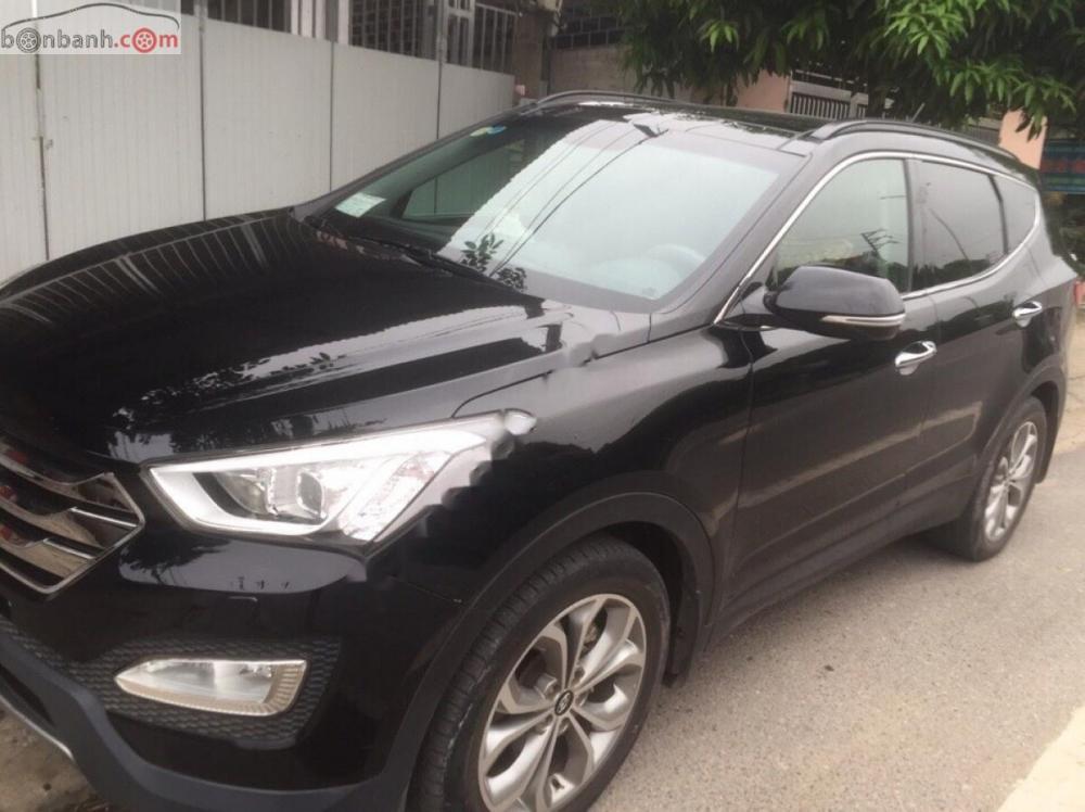 Hyundai Santa Fe   2015 - Bán Hyundai Santa Fe đời 2015, màu đen giá tốt