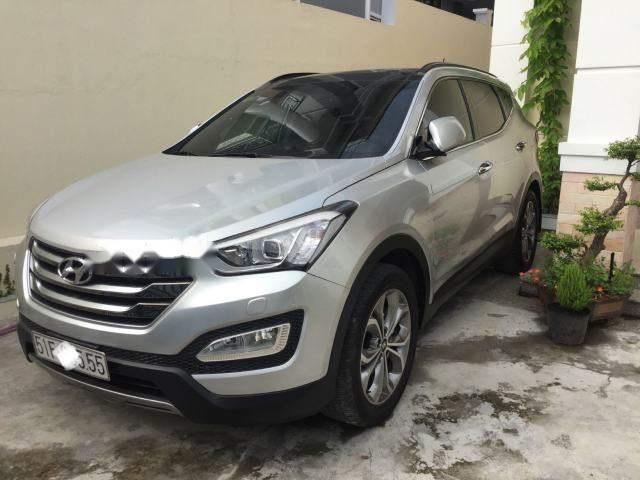 Hyundai Santa Fe 2015 - Cần bán Hyundai Santa Fe đời 2016, màu bạc