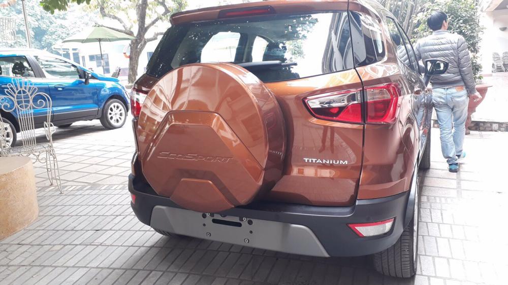 Ford EcoSport Trend 1.5L AT 2018 - Bán xe Ford EcoSport đời 2018, màu nâu, giá tốt ở Ninh Bình, chỉ từ 120tr lăn bánh ngay, sẵn xe giao ngay