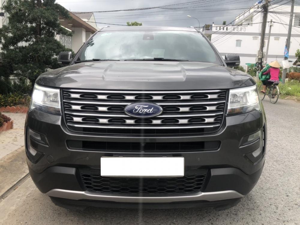 Ford Explorer 2.3L Ecoboost Limited 2017 - Bán Ford Explorer 2.3L Ecoboost Limited, Sx 2017, màu xám, xe cực đẹp