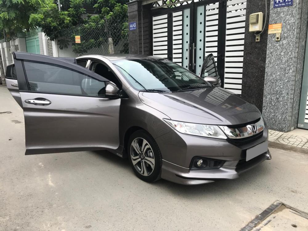 Honda City AT 2017 - Bán nhanh trả nợ Honda City tự động 2016, Đk 2017 nâu titan rất đẹp