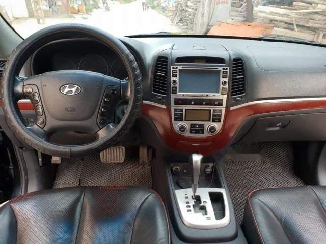 Hyundai Santa Fe MLX 2007 - Cần bán Hyundai Santa Fe MLX năm sản xuất 2007, màu đen, xe nhập số tự động