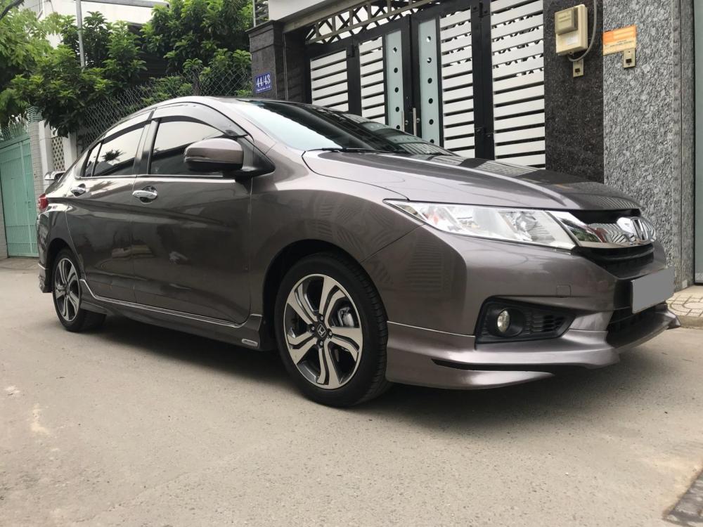 Honda City AT 2017 - Bán nhanh trả nợ Honda City tự động 2016, Đk 2017 nâu titan rất đẹp