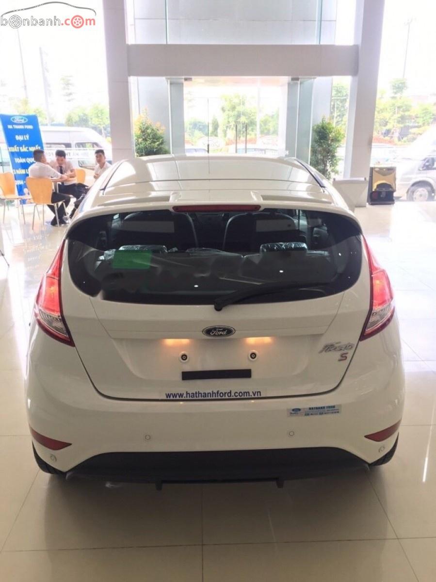 Ford Fiesta S 1.5 AT 2018 - Cần bán xe Ford Fiesta S 1.5 AT năm sản xuất 2018, màu trắng, 520tr