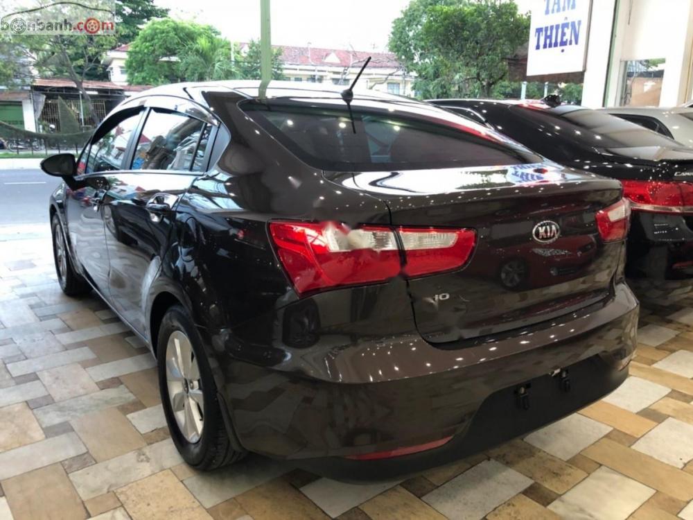 Kia Rio 1.4 AT 2015 - Bán xe Kia Rio 1.4 AT năm sản xuất 2015, màu nâu, nhập khẩu