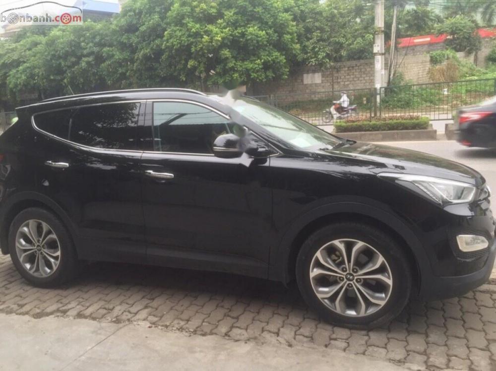 Hyundai Santa Fe   2015 - Bán Hyundai Santa Fe đời 2015, màu đen giá tốt