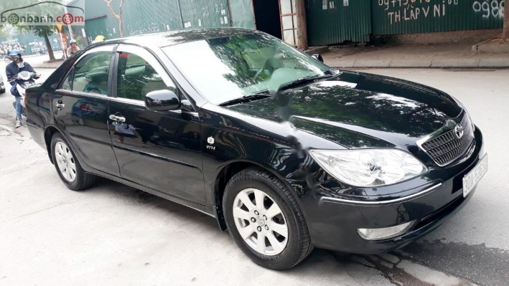 Toyota Camry 2.4 G 2004 - Bán xe Toyota Camry 2.4 G 2004, màu đen chính chủ