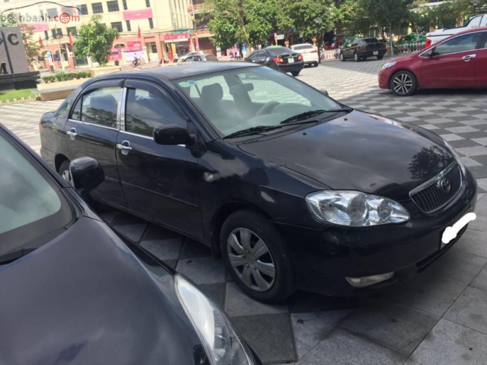 Toyota Corolla altis 2002 - Cần bán xe Toyota Corolla altis năm 2002, màu đen, xe nhập