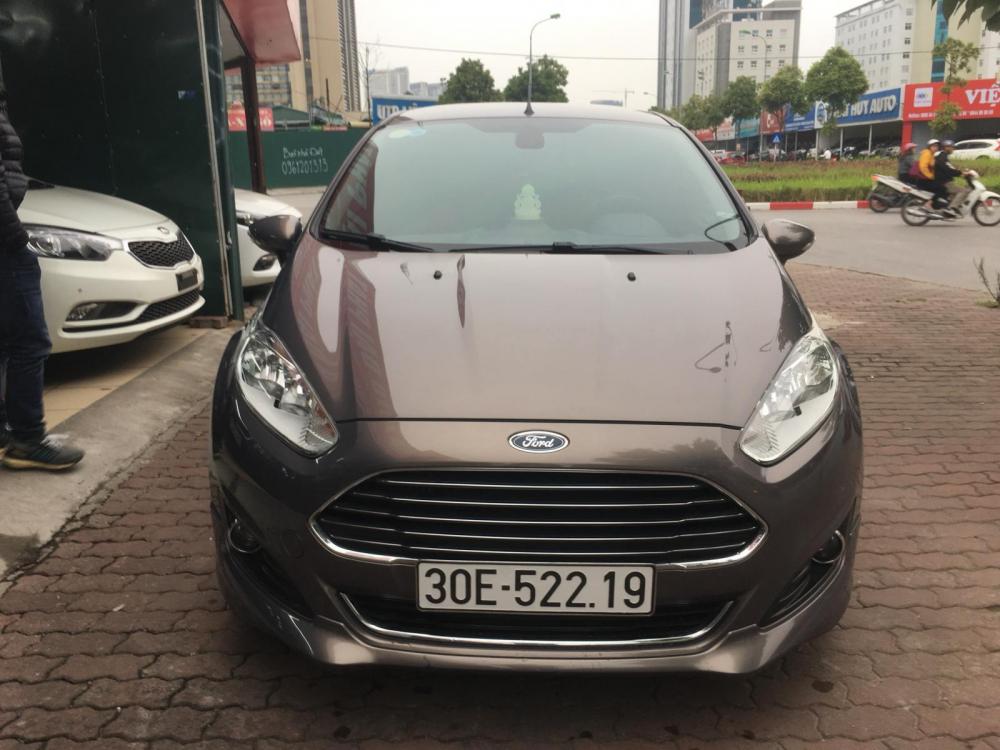 Ford Fiesta 1.0 AT  Ecoboost 2017 - Bán ô tô Ford Fiesta 1.0 AT  Ecoboost đời 2017, màu xám