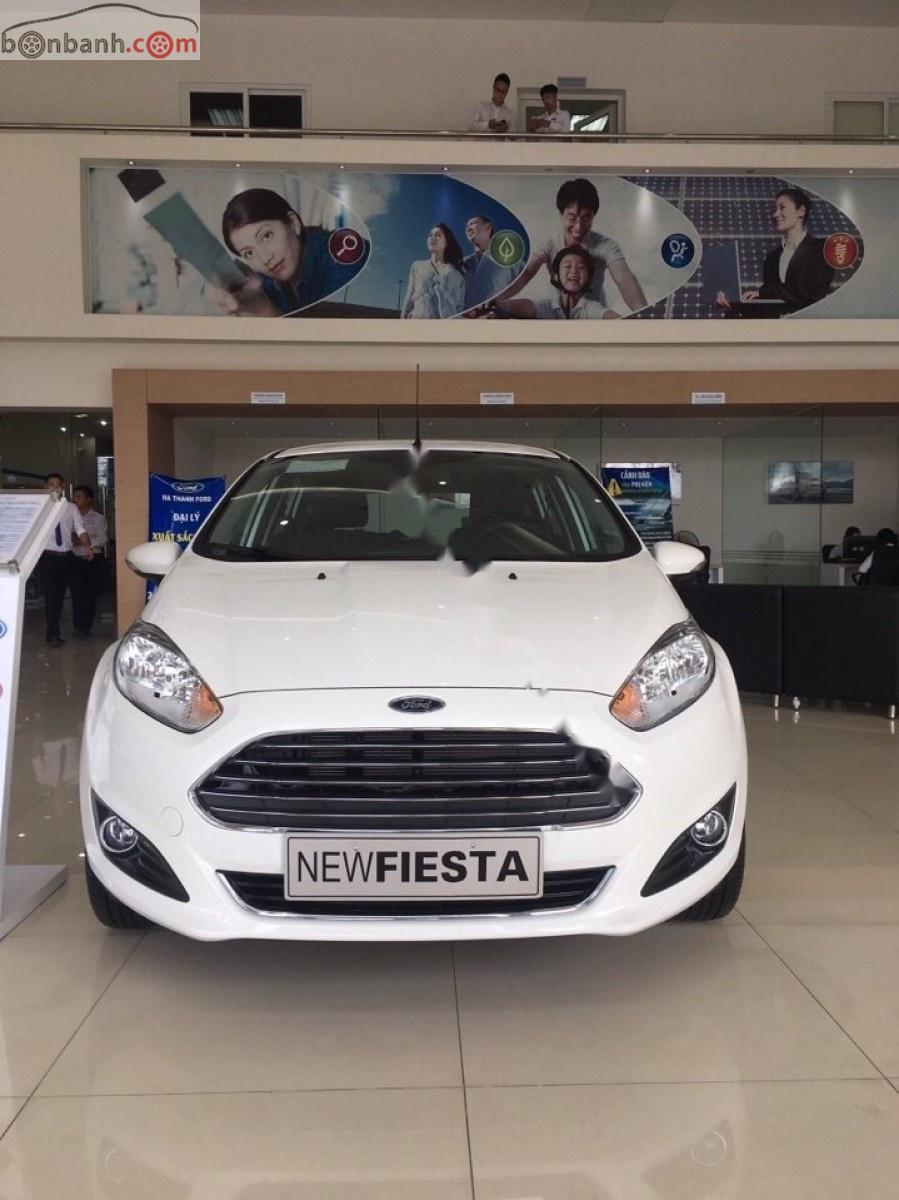 Ford Fiesta S 1.5 AT 2018 - Cần bán xe Ford Fiesta S 1.5 AT năm sản xuất 2018, màu trắng, 520tr