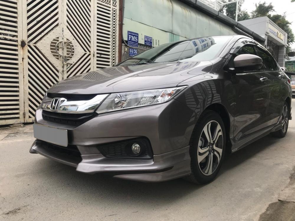 Honda City AT 2017 - Bán nhanh trả nợ Honda City tự động 2016, Đk 2017 nâu titan rất đẹp