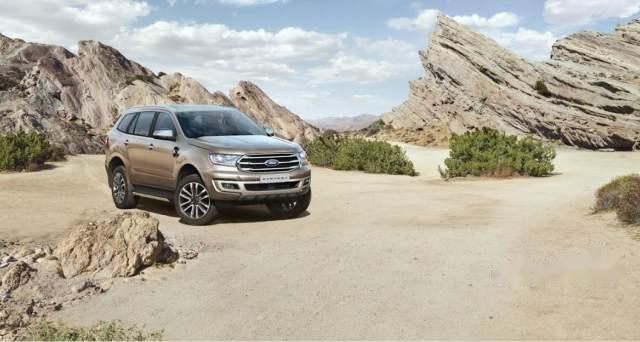 Ford Everest  2.0L Bi-Turbo 2018 - Bán Ford Everest 2.0L Bi-Turbo sản xuất 2018, màu nâu, nhập khẩu