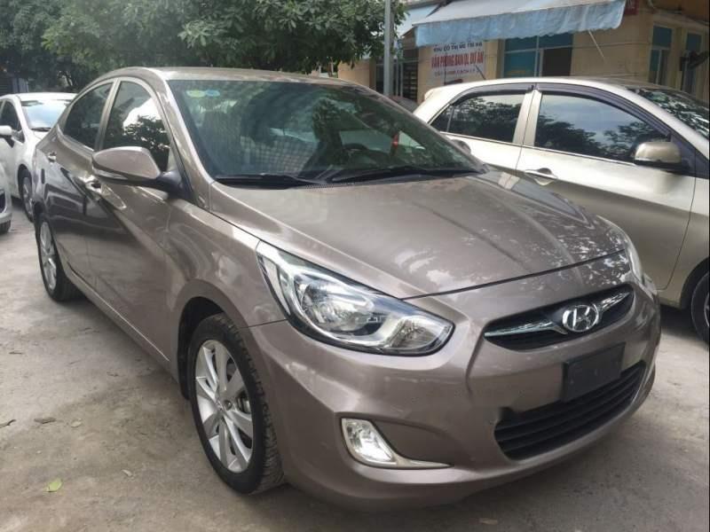 Hyundai Accent   2014 - Bán lại xe Hyundai Accent sản xuất năm 2014, màu nâu, nhập khẩu