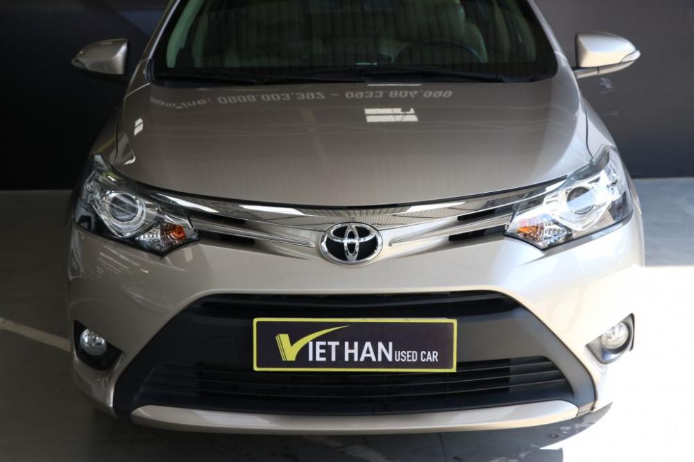 Toyota Vios G 1.5AT 2017 - Cần bán Toyota Vios G 1.5AT sản xuất năm 2017, màu vàng cát