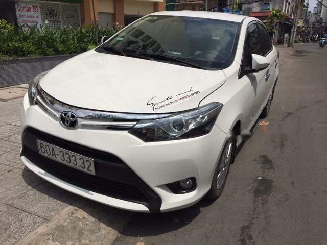 Toyota Vios  G   2016 - Bán Toyota Vios G sản xuất 2016, màu trắng, xe như mới, giá tốt