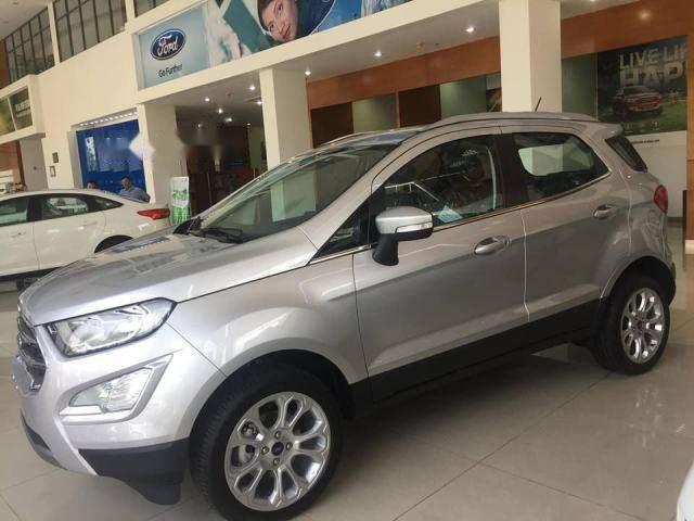 Ford EcoSport 1.0 AT Titanium 2018 - Bán Ford EcoSport 1.0L Ecoboost Titanium sản xuất năm 2018, màu bạc giá tốt