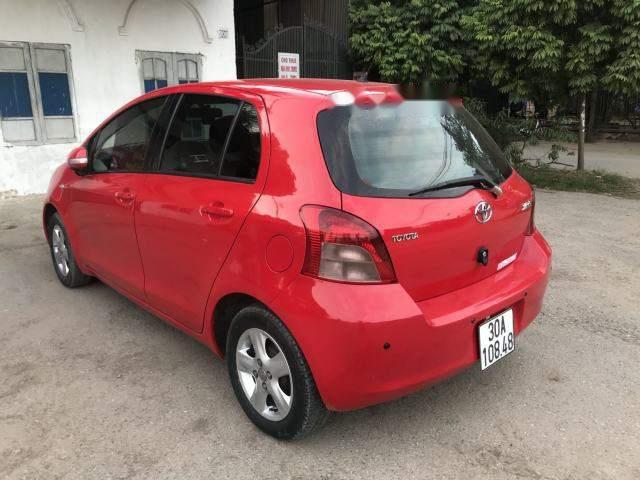 Toyota Yaris   2008 - Bán xe Toyota Yaris sản xuất năm 2008, màu đỏ, nhập khẩu 