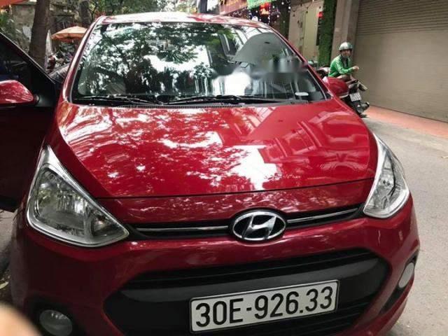 Hyundai Grand i10  1.25 AT 2017 - Bán Hyundai Grand i10 1.25 AT sản xuất năm 2017, màu đỏ, nhập khẩu số tự động