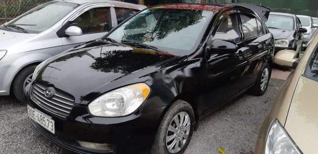 Hyundai Verna   2009 - Bán xe Hyundai Verna đời 2009, màu đen, nhập khẩu nguyên chiếc