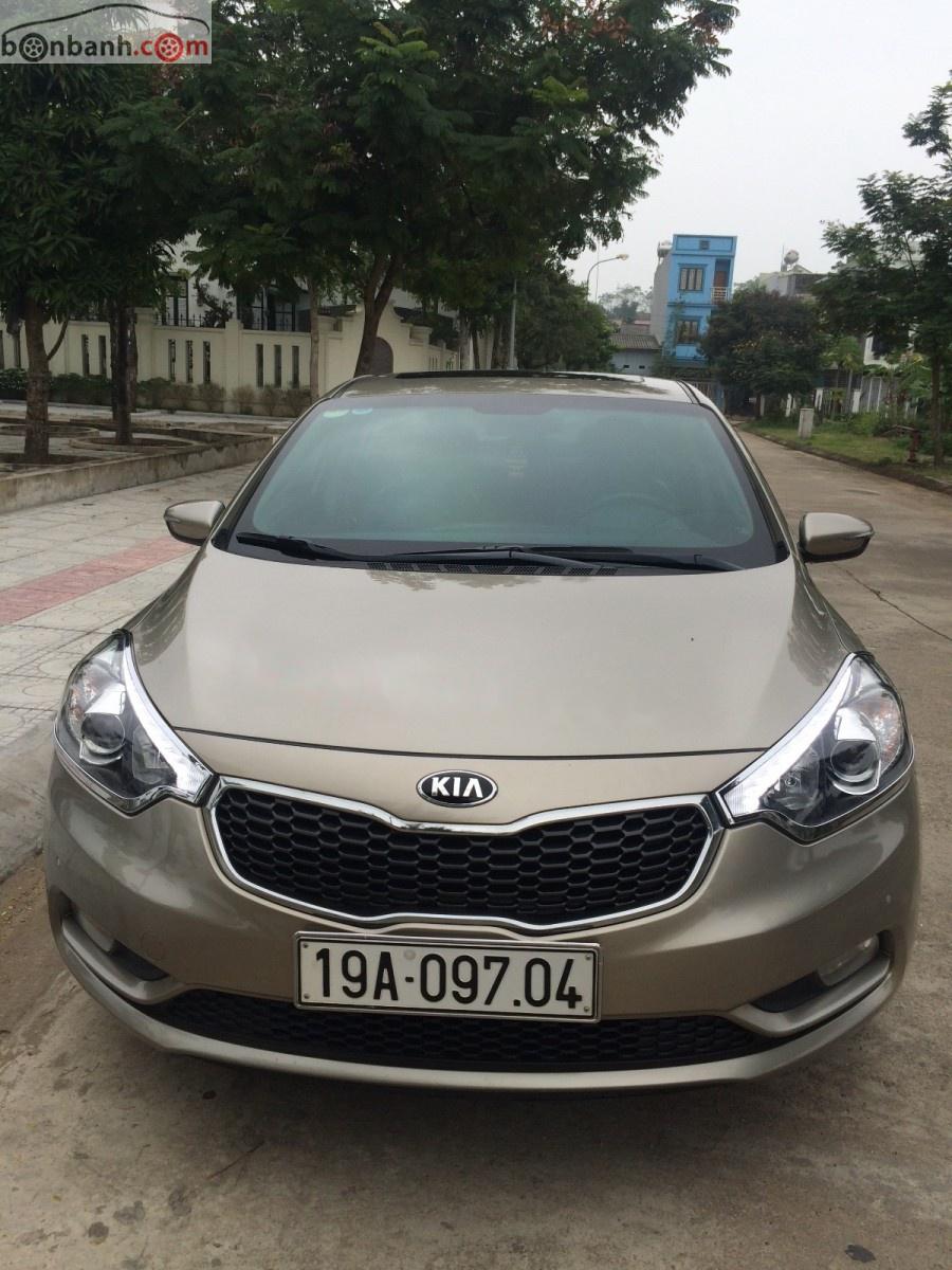 Kia K3 2015 - Chính chủ bán xe Kia K3 đời 2015, màu vàng cát