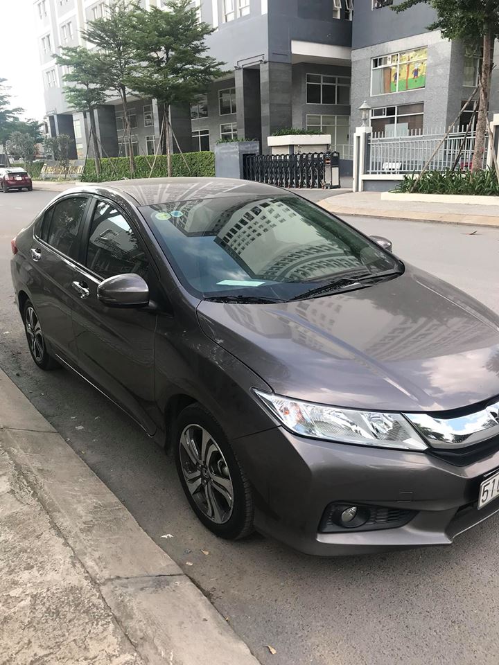 Honda City G 2017 - Bán gấp Honda City 2017, màu xám ghi tự động full option