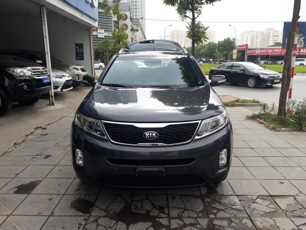 Kia Sorento 2.4 AT 2014 - Bán xe Kia Sorento 2.4 AT 2014, màu xám (ghi), 715 triệu