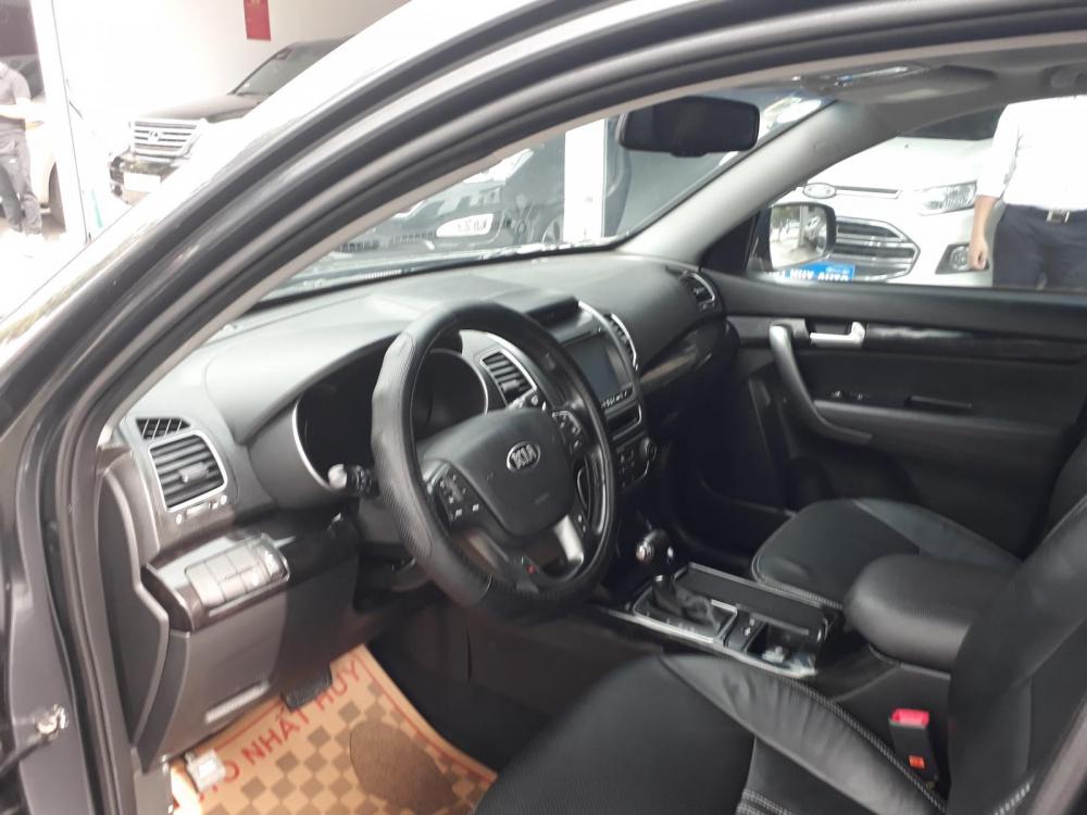 Kia Sorento 2.4 AT 2014 - Bán xe Kia Sorento 2.4 AT 2014, màu xám (ghi), 715 triệu