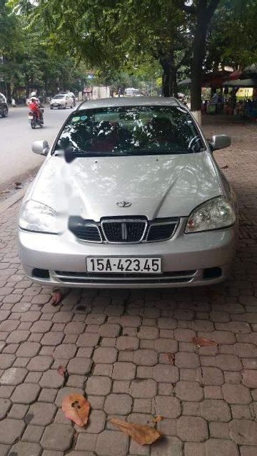 Daewoo Lacetti   2004 - Bán xe Daewoo Lacetti đời 2004, màu bạc chính chủ giá cạnh tranh