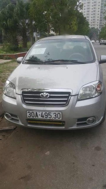 Daewoo Gentra   2009 - Bán Daewoo Gentra sản xuất năm 2009, màu bạc, giá tốt