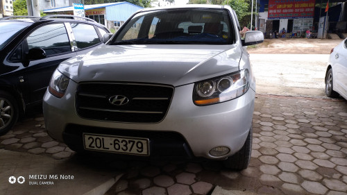 Hyundai Santa Fe   2.0 AT  2009 - Bán Hyundai Santa Fe 2.0 AT 2009, màu bạc, giá 510tr