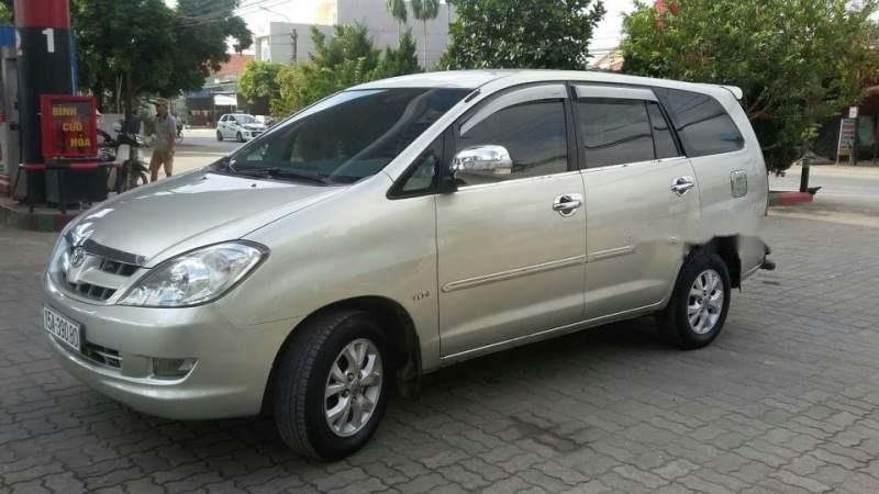 Toyota Innova   2007 - Chính chủ bán xe Toyota Innova 2007, màu vàng cát, 340 triệu