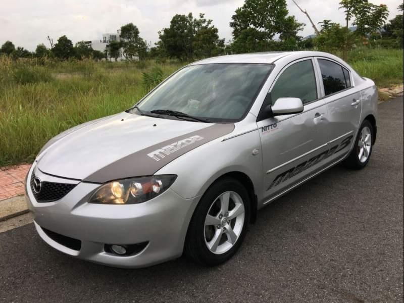 Mazda 3   2005 - Bán Mazda 3 sản xuất 2005, màu bạc số tự động