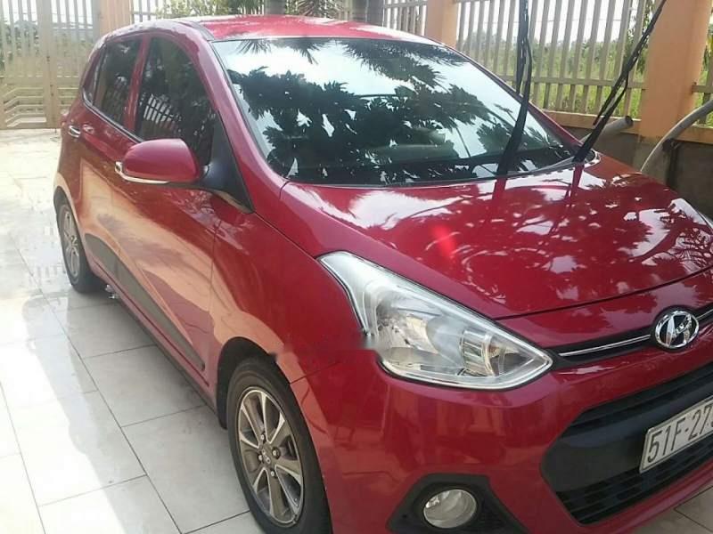 Hyundai Grand i10  AT 1.2L 2015 - Cần bán xe Hyundai Grand i10 AT 1.2L năm sản xuất 2015, màu đỏ, nhập khẩu