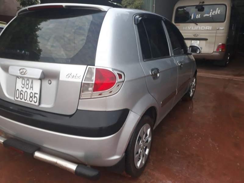 Hyundai Getz   2010 - Bán Hyundai Getz 2010, màu bạc, 185tr