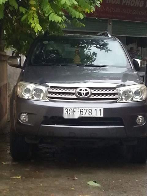 Toyota Fortuner 2009 - Bán lại xe Toyota Fortuner đời 2009, màu xám