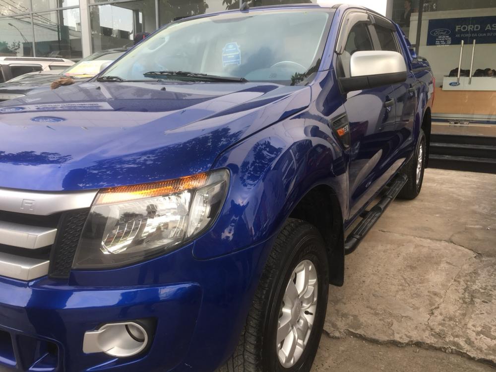 Ford Ranger XLS 2014 - Bán xe Ford Ranger, số tự động, màu xanh đời 2014