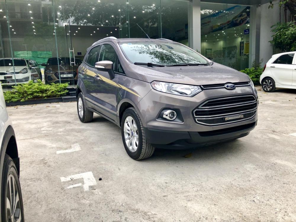 Ford EcoSport 2017 - Bán Ford Ecosport Titanium 1.5AT 2017, màu nâu, hỗ trợ mua trả góp 70% giá trị xe, LH 0966988860