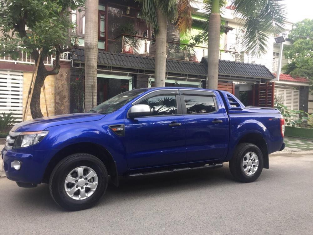 Ford Ranger XLS 2014 - Bán xe Ford Ranger, số tự động, màu xanh đời 2014