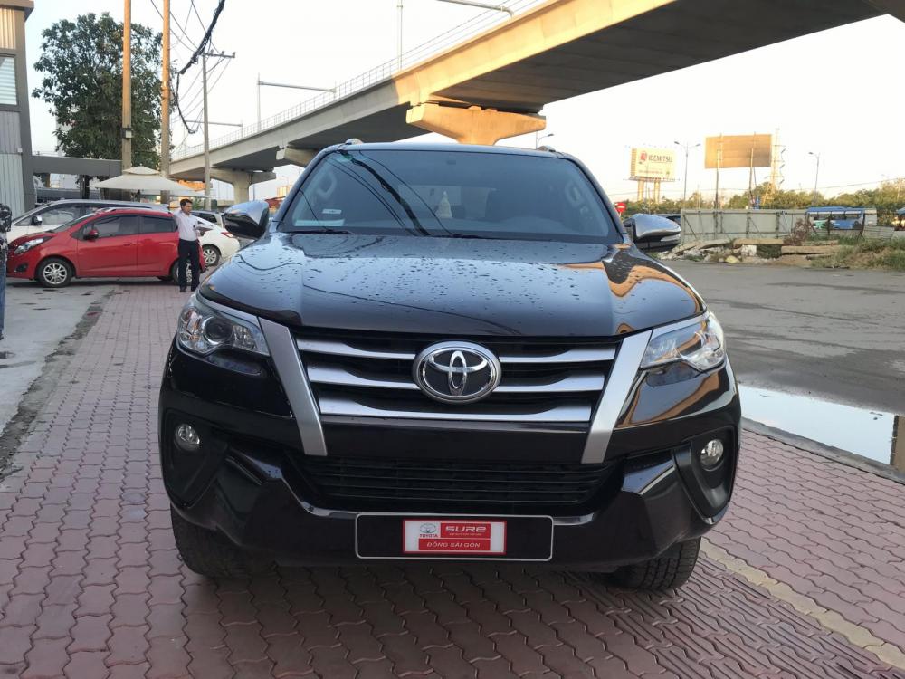 Toyota Fortuner 2.4G 4x2MT 2017 - Bán Toyota Fortuner 2.5g đời 2017, màu nâu xe máy dầu số sàn nhập Indo giá thương lượng với khách hàng mua xe chính hãng