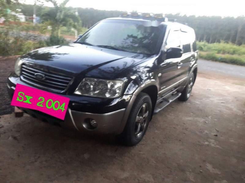 Ford Escape 2004 - Gia đình bán lại xe Ford Escape đời 2004, màu đen  