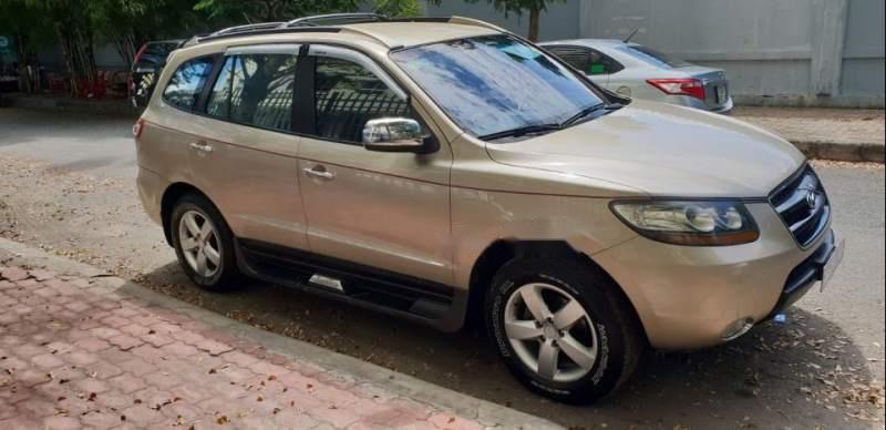 Hyundai Santa Fe 2008 - Bán ô tô Hyundai Santa Fe năm 2008, màu vàng, nhập khẩu nguyên chiếc, giá 420tr