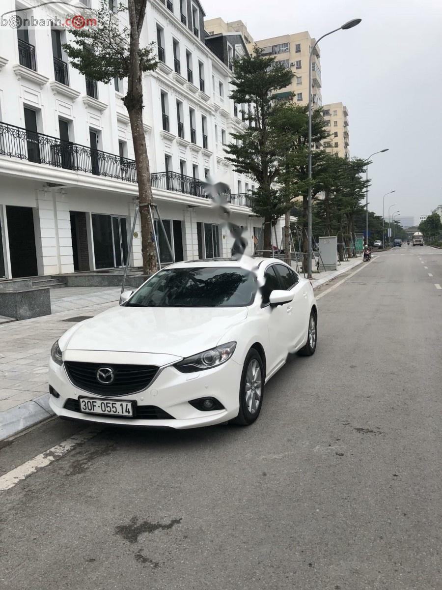 Mazda 6 2.0 AT 2014 - Cần bán lại xe Mazda 6 2.0 AT năm sản xuất 2014, màu trắng, nhập khẩu