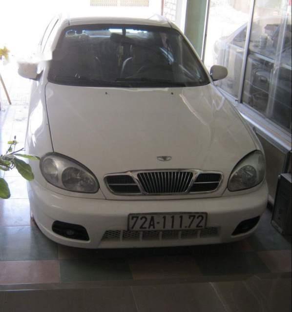 Daewoo Lanos 2003 - Chính chủ bán Daewoo Lanos 2003, màu trắng